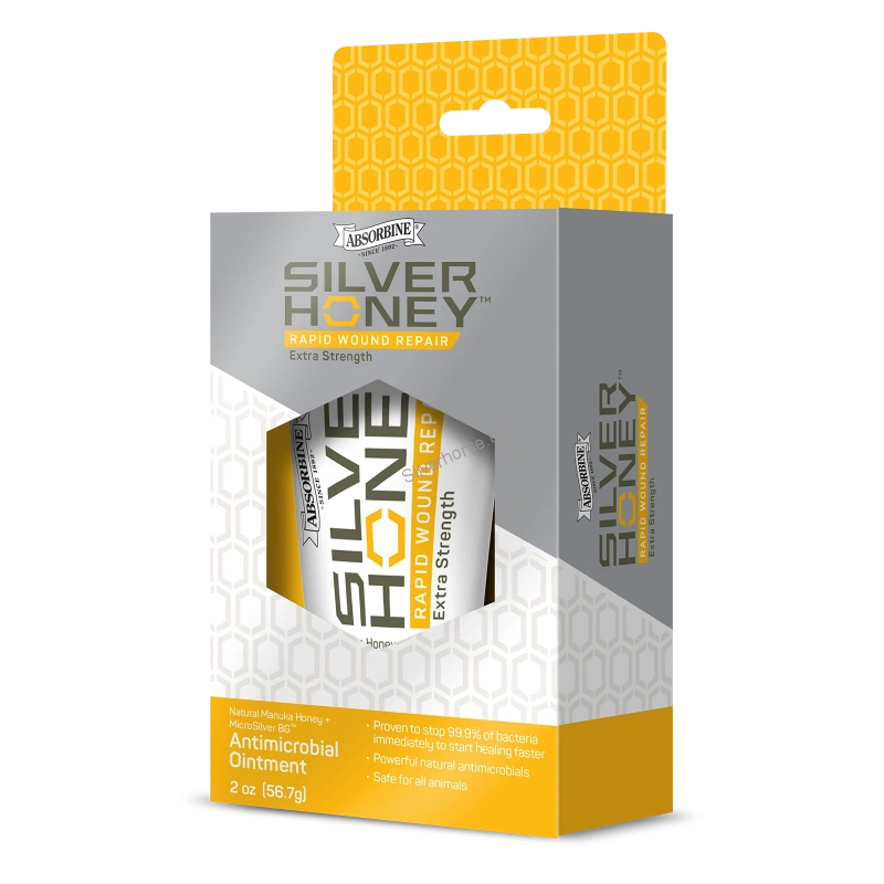 Mast na péči o povrchové rány Silver Honey Rapid Wound Repair, tuba 56,7g