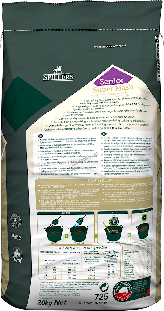 Spillers Senior Super-Mash 20kg