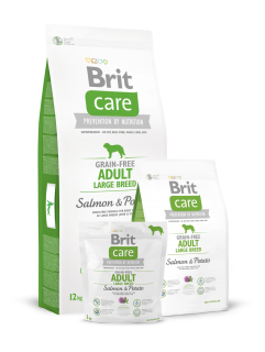 Brit Care Dog Grain-free Adult LB Salmon & Potato 3 kg
