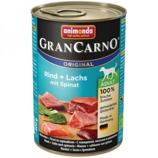 GRANCARNO Adult - losos + špenát 800g