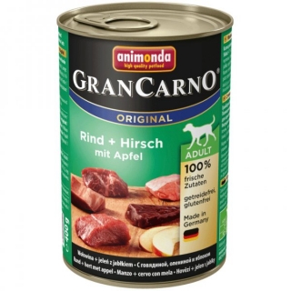 GRANCARNO Adult - jelení maso + jablka 800g