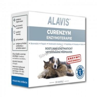 Alavis Enzymoterapie-Curenzym pro psy a kočky 80cps