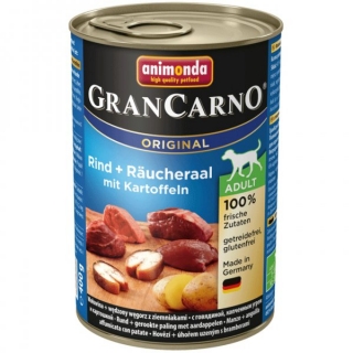 GRANCARNO Adult - uzený úhoř + brambory 400g