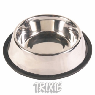 Trixie miska nerez s gumou 0,45l/14cm
