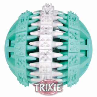 Trixie DENTAfun míč s mátou zeleno/bílý 6cm 