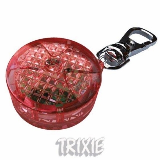 Trixie Blikací přívěsek pro kočky/psy 2,5cm červený, až 200m