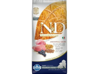 N&D LG DOG Puppy M/L Lamb & Blueberry 12kg