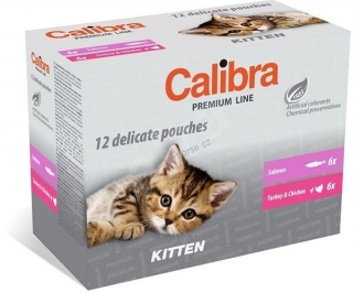 Calibra Cat kapsa Premium Kitten multipack 12x100g