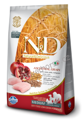 N&D LG DOG Adult M/L Chicken & Pomegranate 12kg