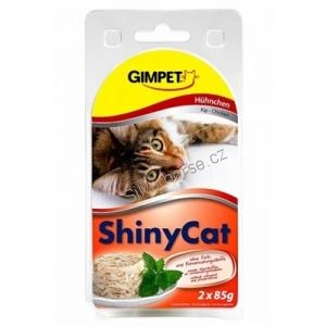 Gimpet kočka konz. ShinyCat kuře 2x70g