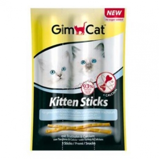 Gimpet Sticks Kitten krocan+calcium 3ks