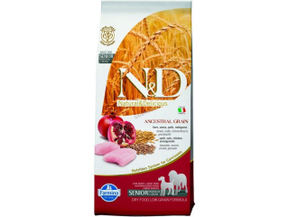 N&D LG DOG Senior M/L Chicken&Pomegr 12kg