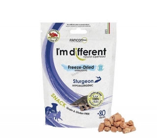 I´M DIFFERENT SNACK jeseter - mrazem sušený pamlsek, 40 g