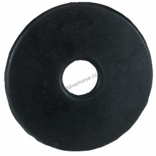 Gumové kroužky na udidlo v černé barvě 9cm, pár