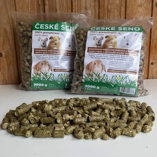 Granulované seno 2 kg