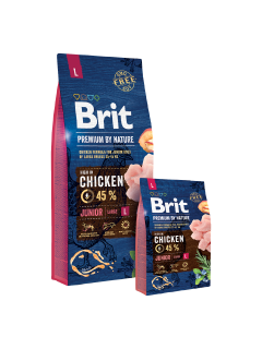 Brit Premium Dog by Nature Junior L 15kg 