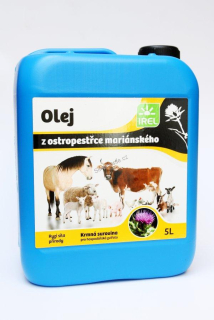 Ostropestřecový olej pro koně 10l