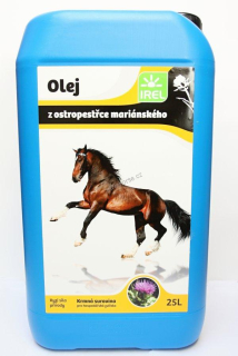 Ostropestřecový olej pro koně 25l